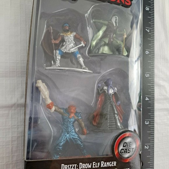 Dungeons & Dragons Die Cast Jada Collectibles Toy Figures Set of 4 - Picture 11 of 12